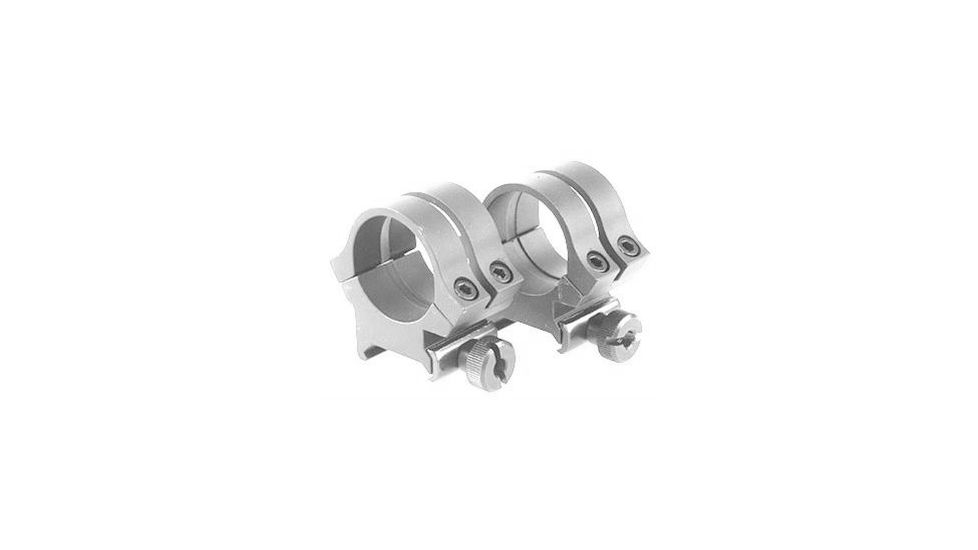 Weaver Rings Quad-Lock, 1in. High, Extended Silver