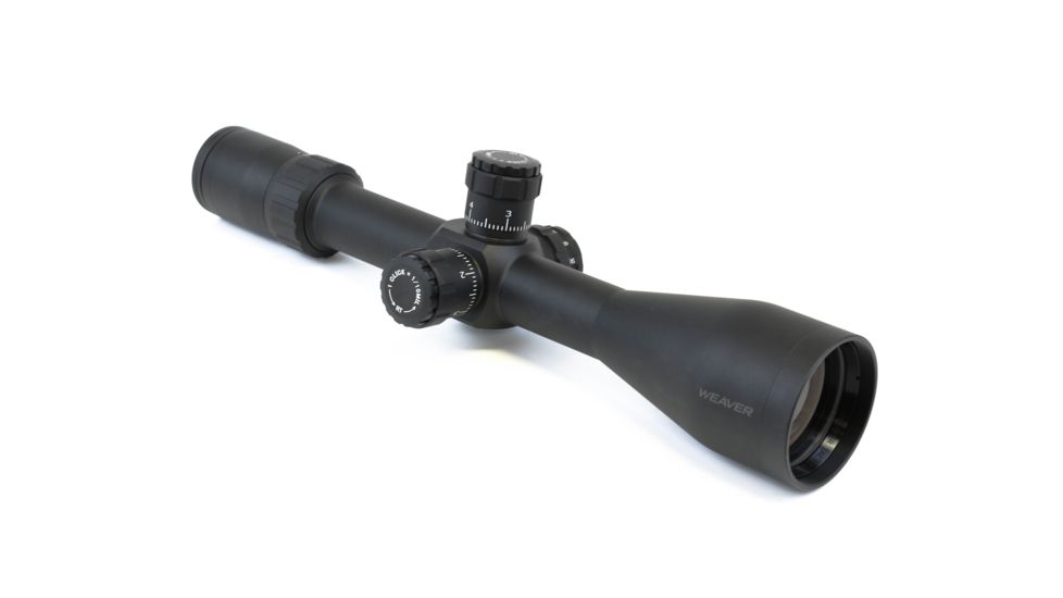Weaver Tactical Rifle Scope 30mm Tube 3-15x 50mm 1/10 Mil Adjustments Side Focus First Focal Illuminated Enhanced Mil-Dot Reticle Matte 800363