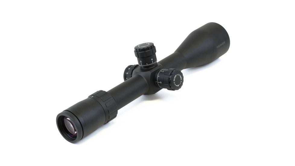 Weaver Tactical Rifle Scope 30mm Tube 3-15x 50mm 1/10 Mil Adjustments Side Focus First Focal Illuminated Enhanced Mil-Dot Reticle Matte 800363
