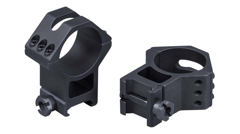 Weaver Tactical Rifle Scope 6-Hole Picatinny Rings, 34 mm Tube, 2x High, Gloss, Black, 99686