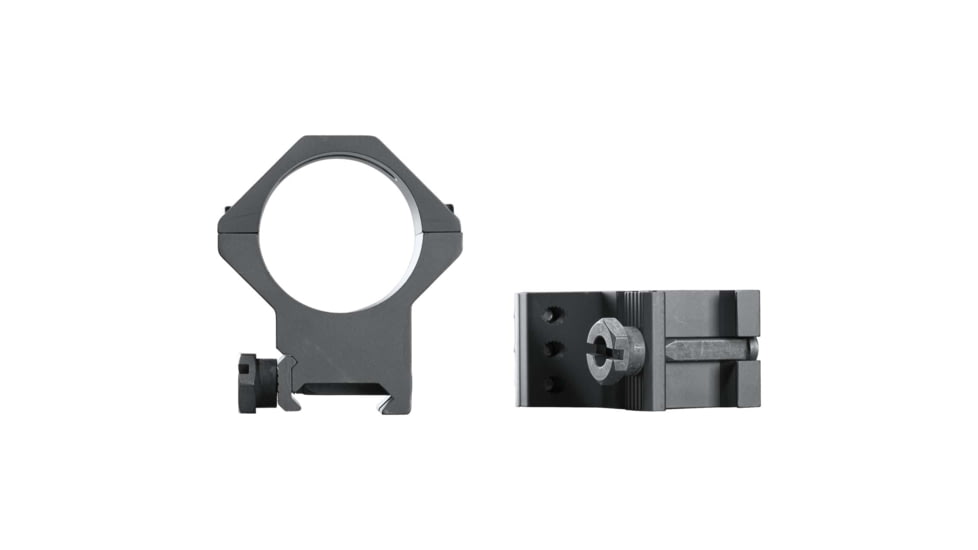 Weaver Tactical Rifle Scope 6-Hole Picatinny Rings, 34 mm Tube, High, Matte, Black, 99684