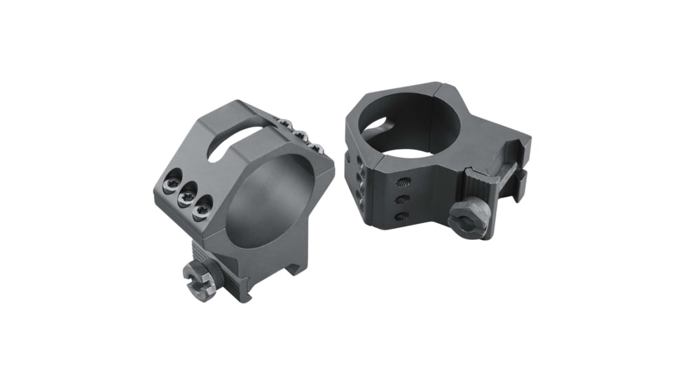 Weaver Tactical Rifle Scope 6-Hole Picatinny Rings, 34 mm Tube, High, Matte, Black, 99684