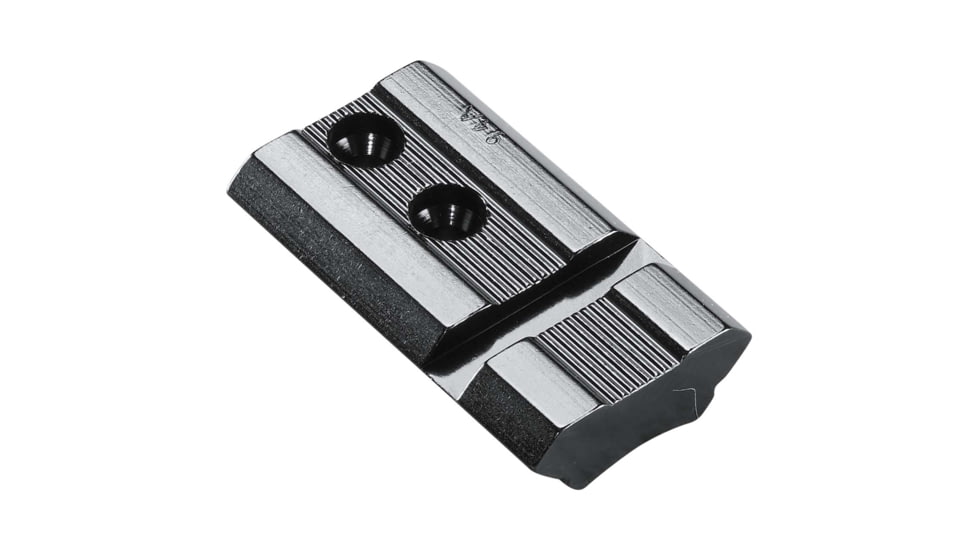 Weaver Top Mount Aluminum Base, 2 Piece Gloss Black for Winchester 94 Angled Eject, Front, 48094