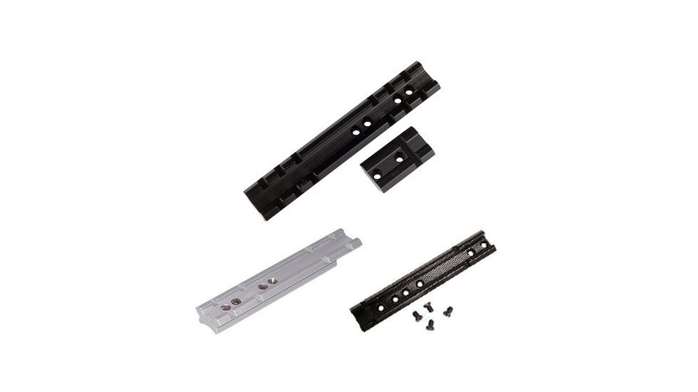 Weaver Top Mount Aluminum Bases, Black, Gloss Black, Matte Black, Silver