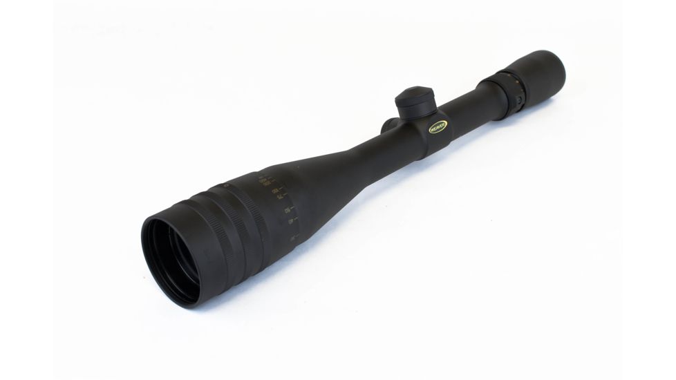 Weaver V-16 Classic 4-16x42 Adjustable Objective Rifle Scope, Fine Crosshair Dot Reticle, Matte Black