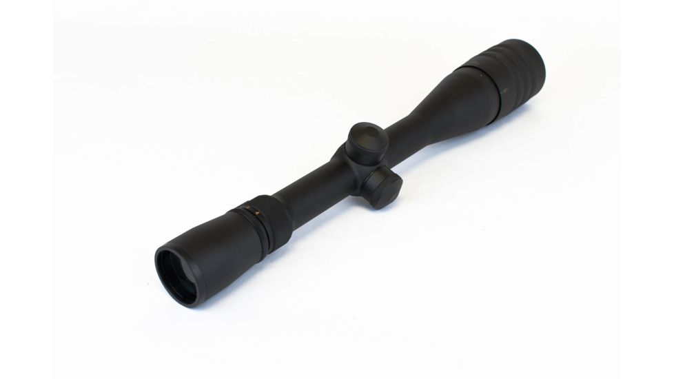 Weaver V-16 Classic 4-16x42 Adjustable Objective Rifle Scope, Fine Crosshair Dot Reticle, Matte Black