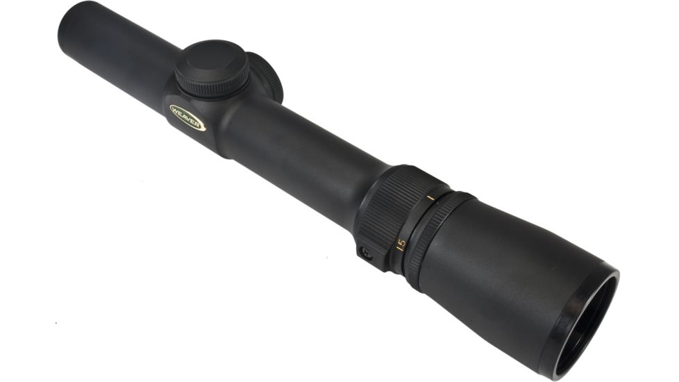 Weaver V-3 Hunting 1-3x20 Waterproof Dual-X Reticle Rifle Scope, Matte Black - 849400
