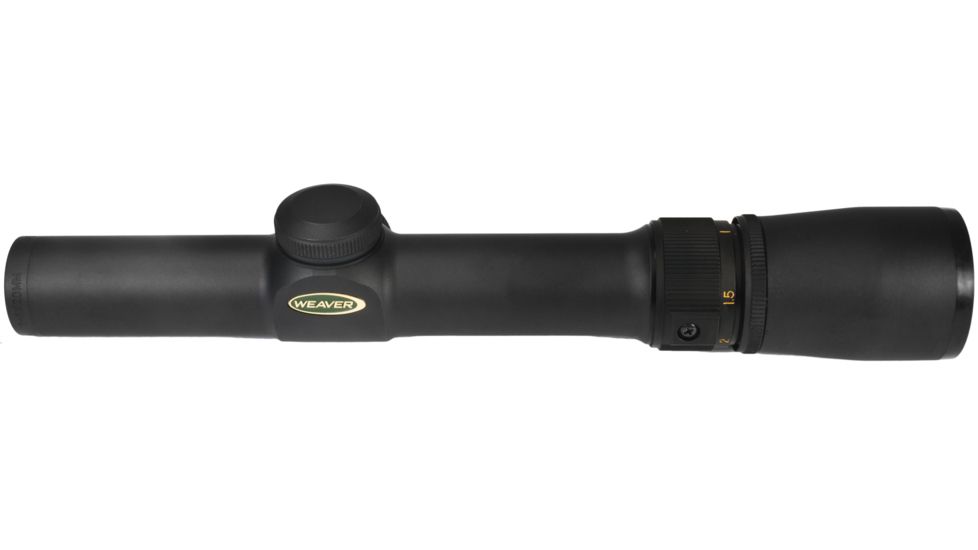 Weaver V-3 Hunting 1-3x20 Waterproof Dual-X Reticle Rifle Scope, Matte Black - 849400