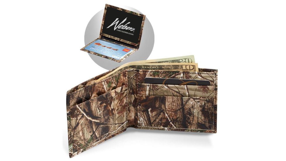 Webers Nylon Billfold Wallet, Realtree AP 200427
