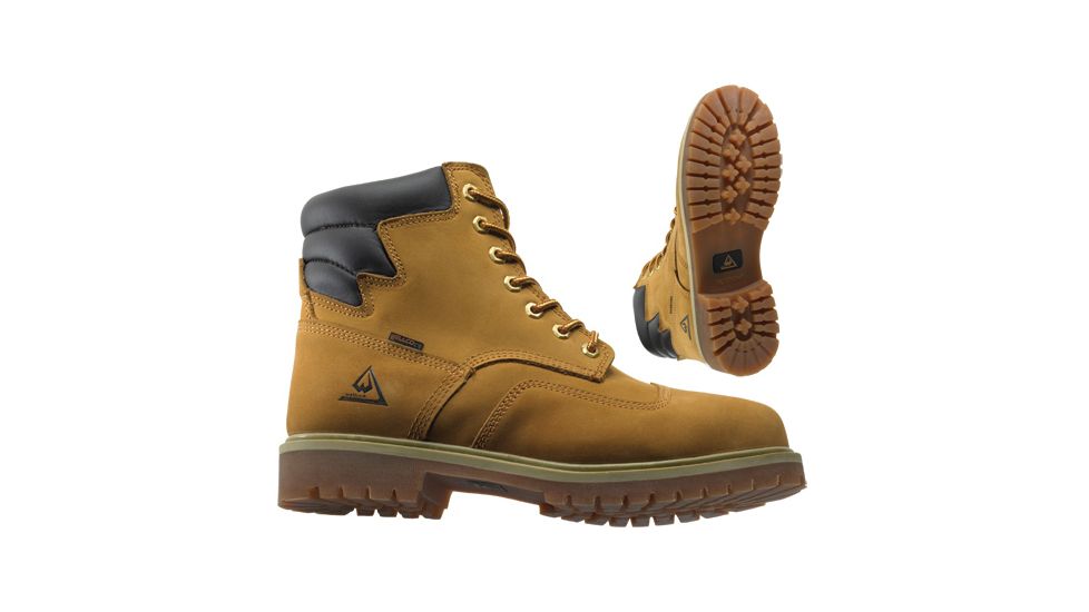 Wellco 91080-009 Work Boots - Hammerlite 6in Steel Toe Work Boot