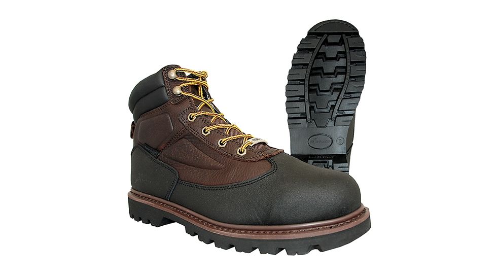 Wellco Men's ResistorSPX Waterproof Steel Toe Work Boot,Brown,8W 727-8W