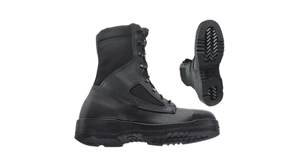 Wellco 80041-002 Military Boots - Navy Hot Weather Safety Toe