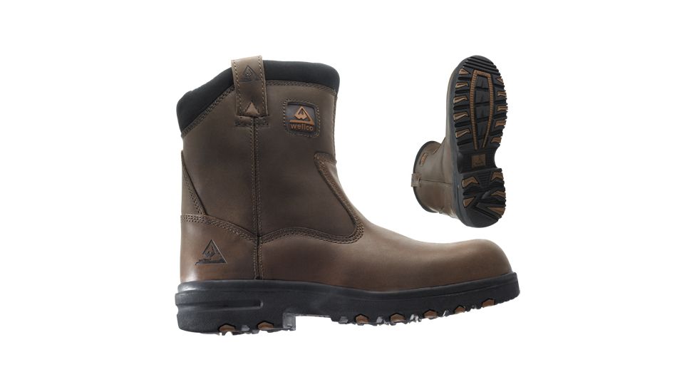 Wellco 93090-005 Work Boots - Ravenhawk 10in Composite Safety Toe Wellington