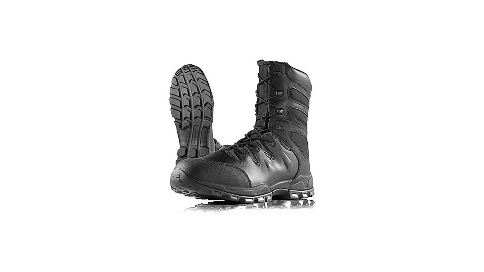 Wellco Sage Sniper Leather/Nylon Tactical Boots, Black, Regular Size 9.5