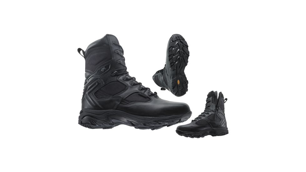 Wellco 72080-002 Uniform Boots - X-4orce 8in Tactical With Side Zip