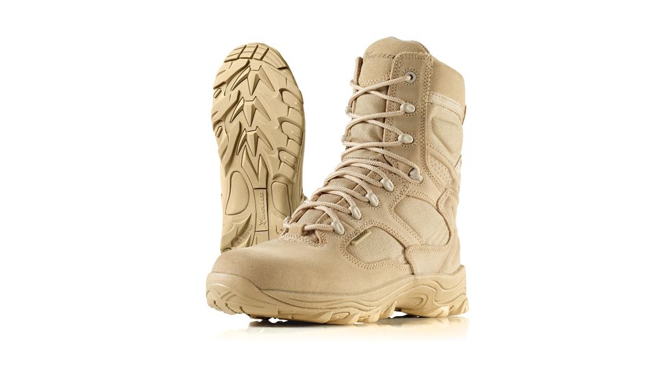 Wellco X-4orce Tan Tactical Lightweight Combat Boots, Size 3.5 Wide T180-35W