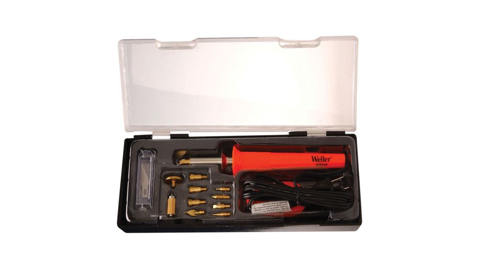 Weller Short Barrel Wood Burning Kit - 15-Piece, Red WSB25WB