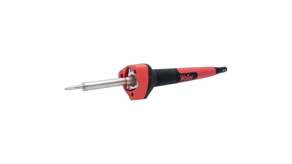 Weller Soldering Iron w/ 3 LED Illumination - 25W 120V, Black/Red SP25NUS