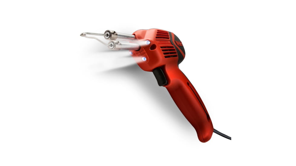Weller Universal Soldering Gun Kit w/6 Second Heat Up Time and LED Lighting, 120V Dual Heat 140/100W, 9400PKS