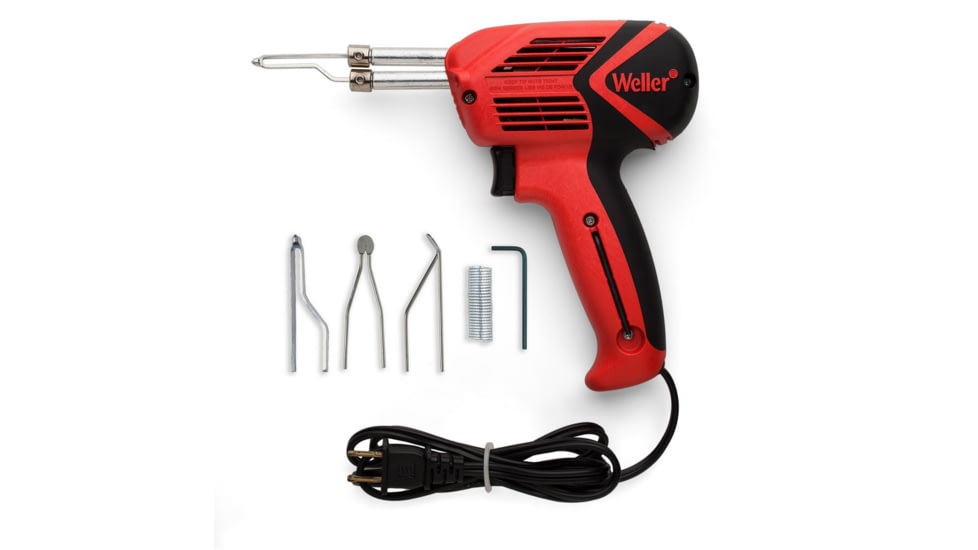 Weller Universal Soldering Gun Kit w/6 Second Heat Up Time and LED Lighting, 120V Dual Heat 140/100W, 9400PKS