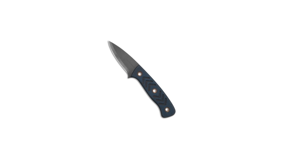 Wenger Blades Wenger Blades Companion Fixed Blade Knife Blue Micarta 2.75&quot; Black, Blue, CPM MagnaCut, adult, BHQ-218115