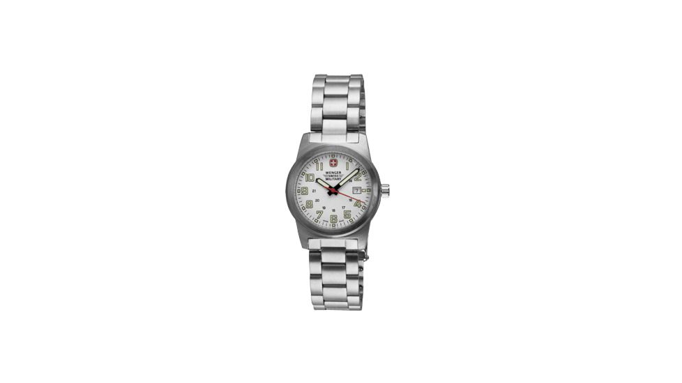 Wenger Ladies Classic Field Sport Watch w/ White Dial/Bracelet 72829