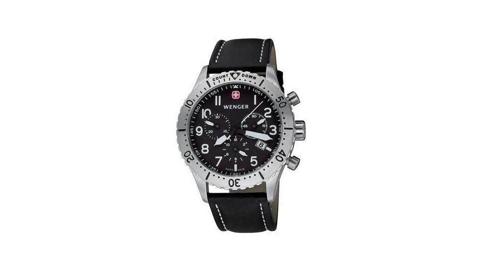 Wenger 77005 Mens w/ Black Dial