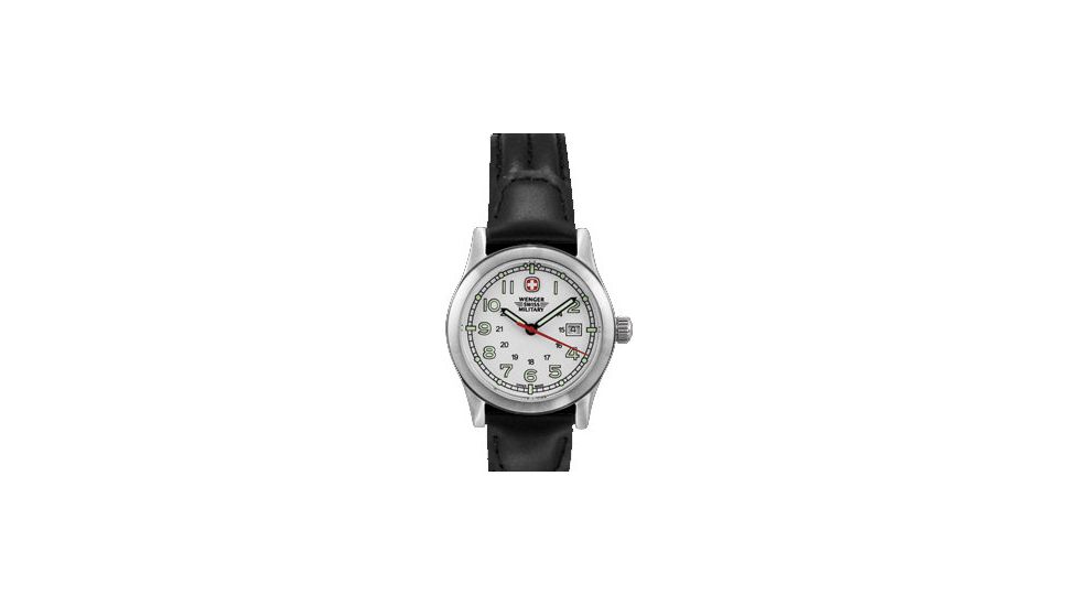 Wenger Swiss Military Ladies' Field White Dial and Black Strap