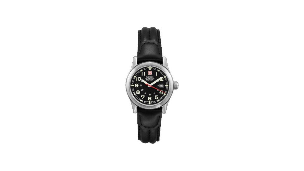Wenger Swiss Military Ladies' Field Black Dial and Black Strap