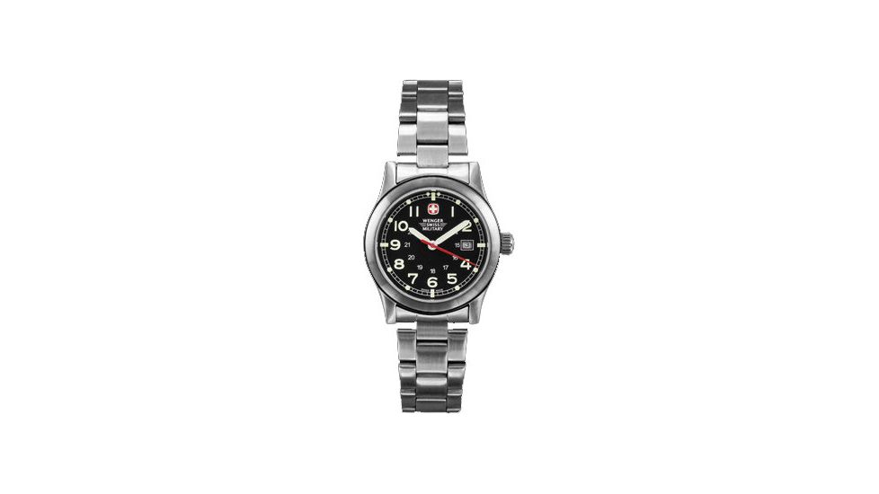 Wenger Swiss Military Ladies' Field Black Dial and Bracelet