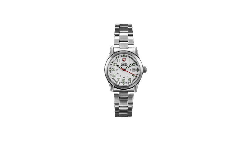 Wenger Swiss Military Ladies' Field White Dial and Bracelet