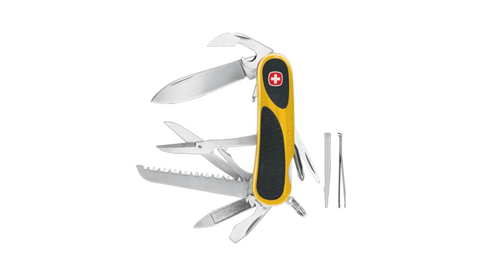 Wenger Swiss Army Knife EvoGrip S 18 - Yellow &amp; Black 16802