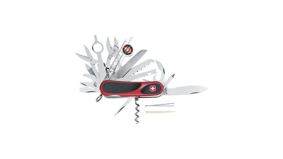 Wenger Swiss Army Knife EvoGrip S54 - Red &amp; Black 16812