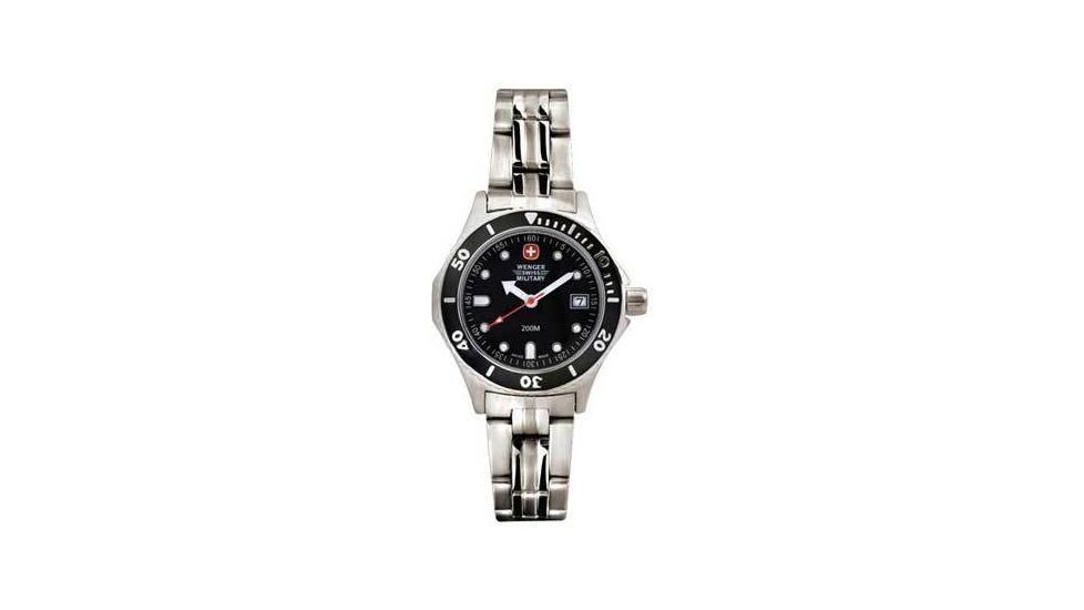 Wenger Swiss Military Alpine Diver Watch - Men's Stainless Steel Water Resistant Watch
