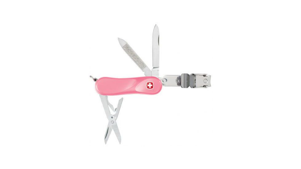 Wenger Pocket Knife Swiss Army Clippers, Pastel Pink - 16970