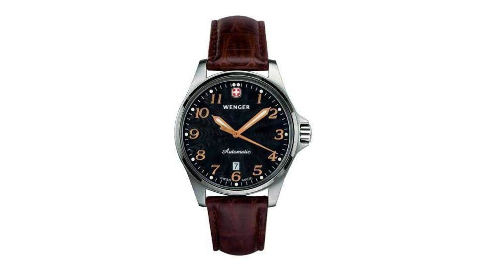 Wenger TerraGraph Automatic Watch - Men's Stainless Steel Water Resistant Watches