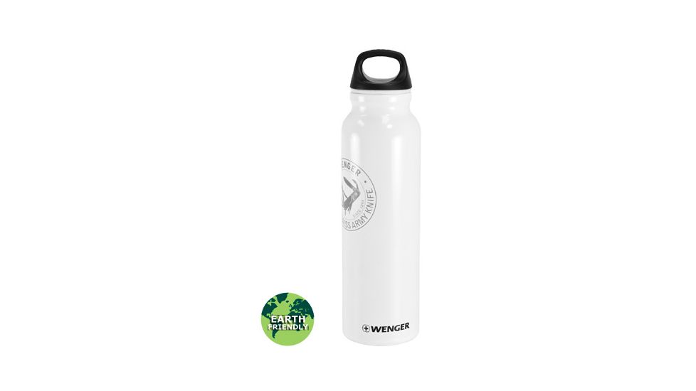 Wenger Travel Top 800ml Drinking Bottle, Glossy White 18003