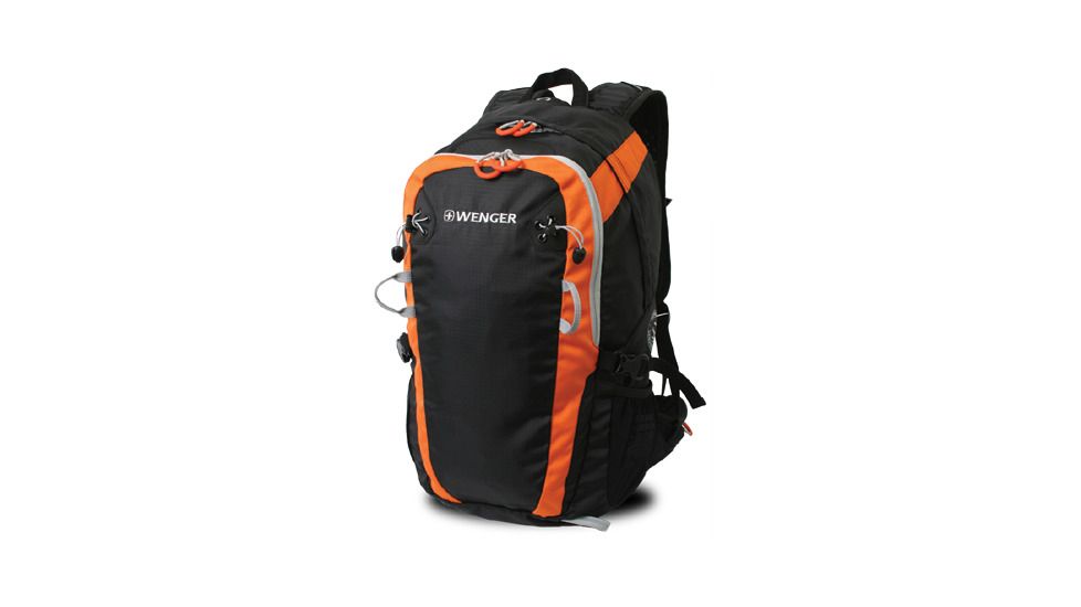 Wenger Verbier 17in Backpack, Black/orange 12656