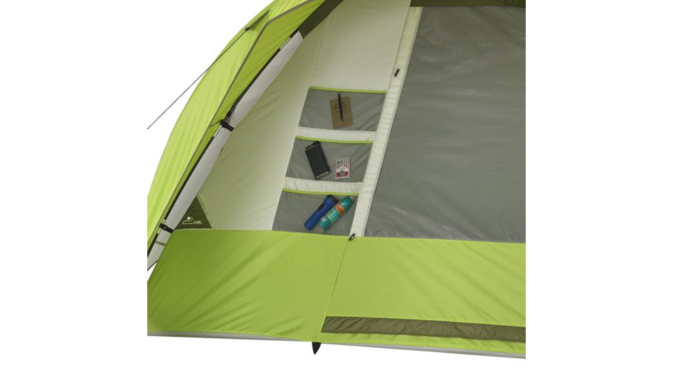 Wenzel Portico 6 Person Tent, Lime Green, Gray, 6 Person, 7362416