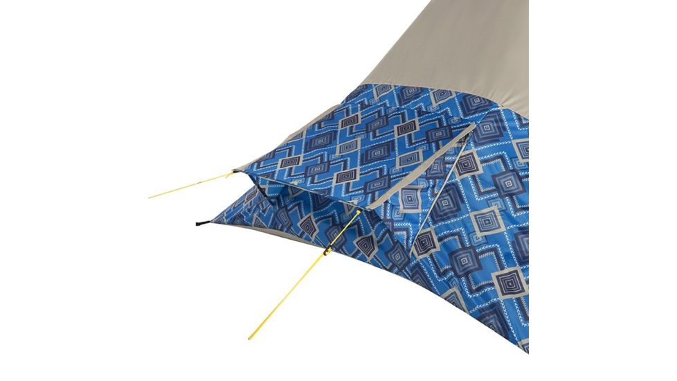 Wenzel Shenanigin 5 Blue Geo Print Tent, Blue Geo, 5 person 7300818BLG
