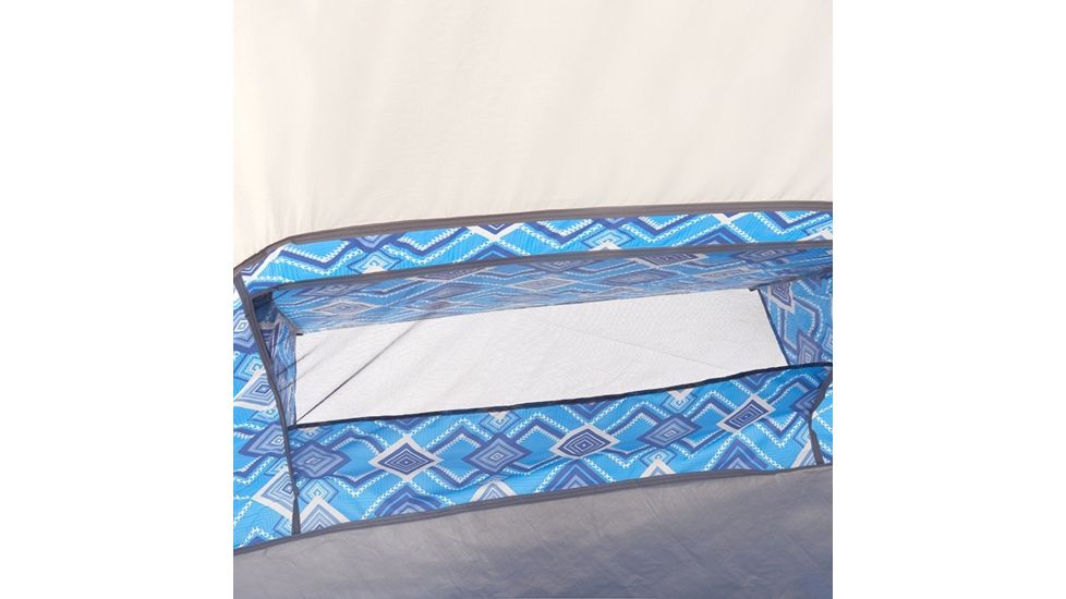 Wenzel Shenanigin 5 Blue Geo Print Tent, Blue Geo, 5 person 7300818BLG