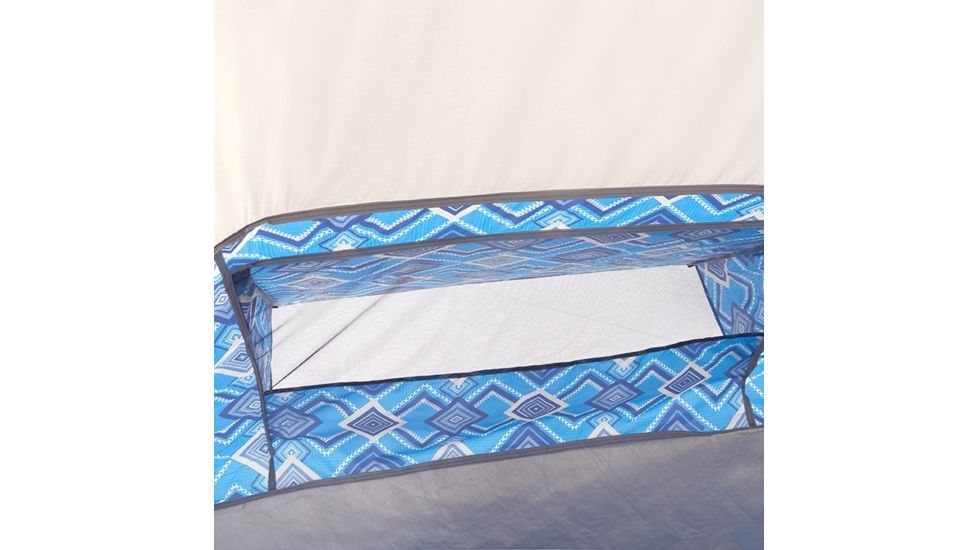 Wenzel Shenanigin 8 Blue Geo Print Tent, Blue Geo, 8 person 7300918BLG