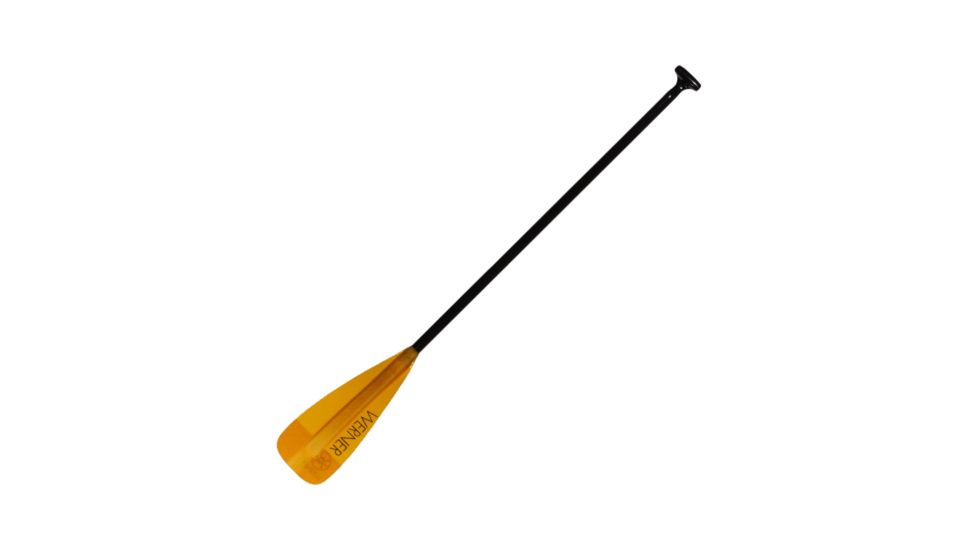 Werner Session 2 piece ADJ STD - 8" LeverLock Paddle, Translucent Amber, 74-82" SE 2 F43-AMB-74-82