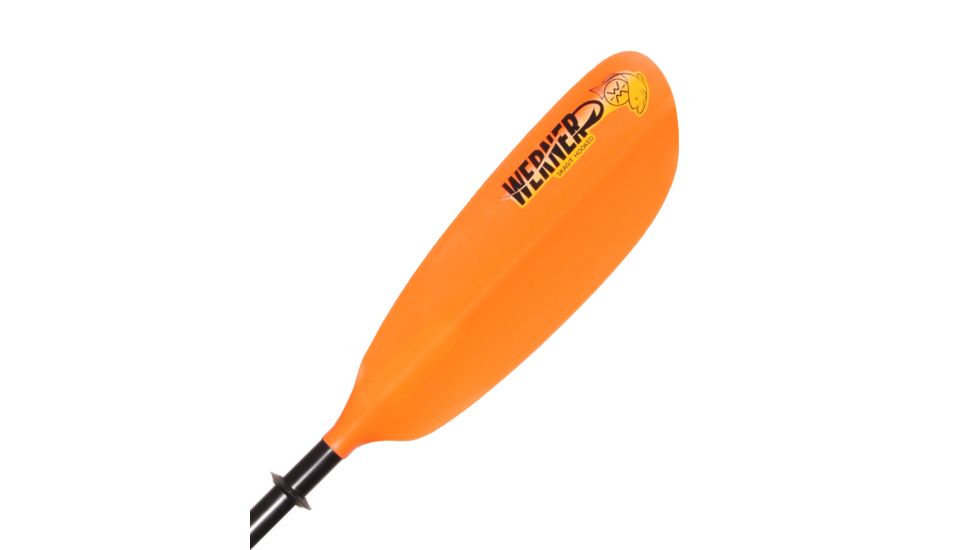 Werner Skagit Hooked Straight Shaft STD Paddle, Orange, 250 cm SG 2 F11-1022-250 cm