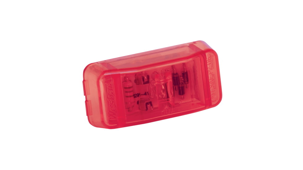Wesbar Waterproof LED Clearance/Side Marker Light, Red, 47-203668
