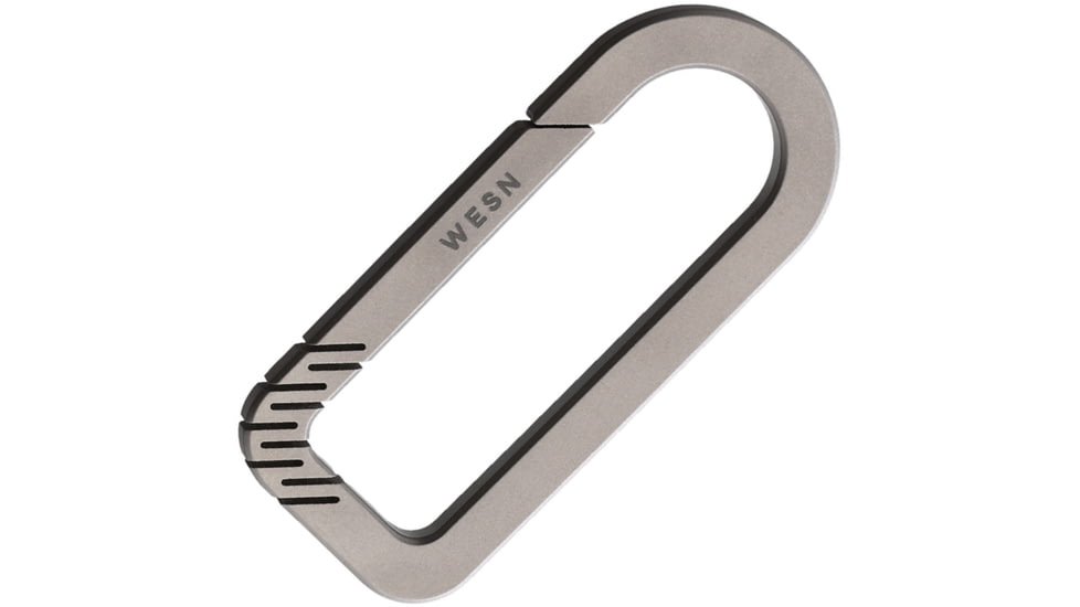 WESN CB Titanium Carabiner, 2.5 x 1, WESN08-0