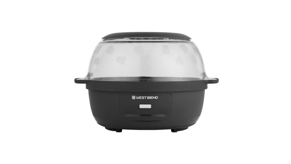 WestBend Stir Crazy Popcorn Maker, Black, 6 Quart, PCWBSCBK13