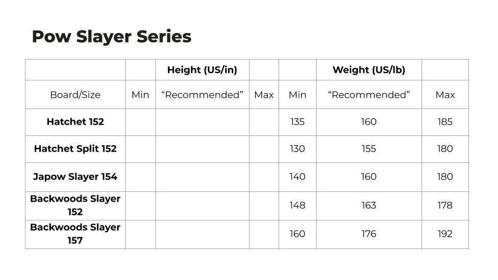 Weston Hatchet Pow Slayer, 152, 106152A05F