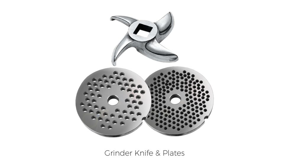 Weston Products Butcher Series N.22 Commercial Meat Grinder - 1 HP - 750W 09-2201-W