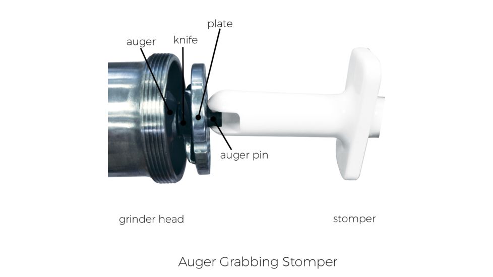 Weston Products Butcher Series N.22 Commercial Meat Grinder - 1 HP - 750W 09-2201-W